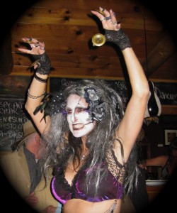 Belly Dancing Zombie at Cafe Aroma
