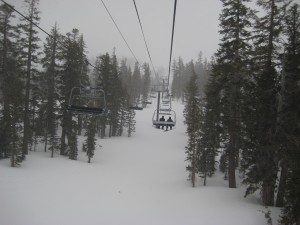 Chairlift-in-Mammoth-Ski-Area