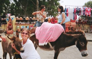 hugging-a-baby-donkey-morocco