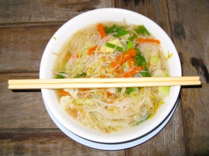 Best bowl of noodle soup I ever had,  Thailand