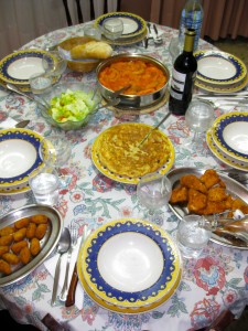 Spanish food feast