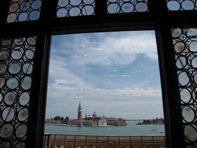 View of island of San Giorgio Maggiore from Palazzo Ducale, or the Doges Palace